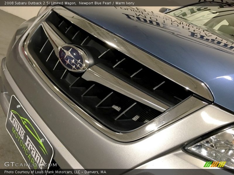 Newport Blue Pearl / Warm Ivory 2008 Subaru Outback 2.5i Limited Wagon