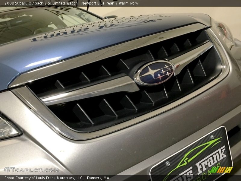 Newport Blue Pearl / Warm Ivory 2008 Subaru Outback 2.5i Limited Wagon