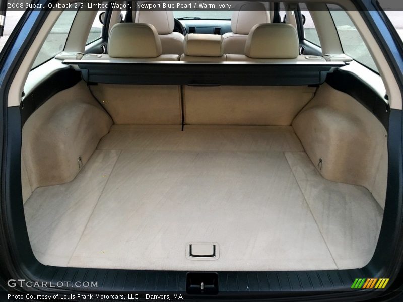Newport Blue Pearl / Warm Ivory 2008 Subaru Outback 2.5i Limited Wagon