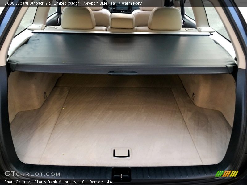 Newport Blue Pearl / Warm Ivory 2008 Subaru Outback 2.5i Limited Wagon