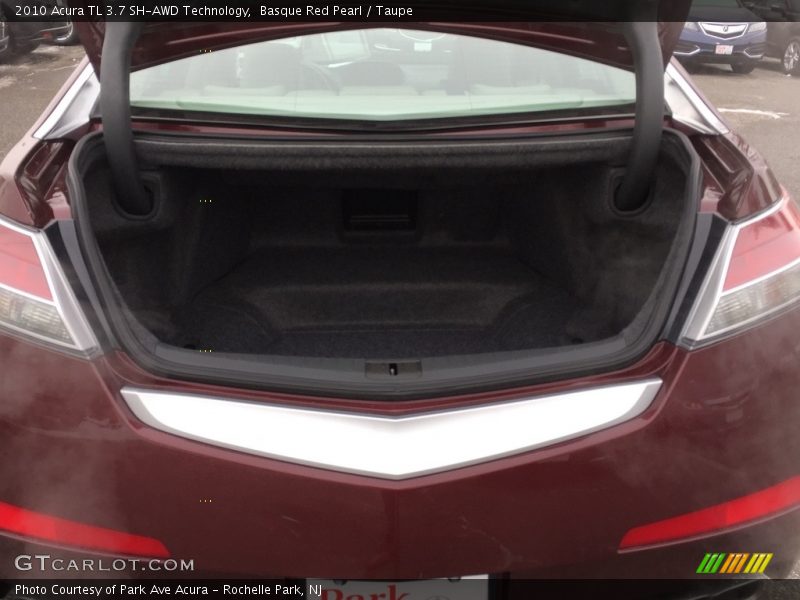 Basque Red Pearl / Taupe 2010 Acura TL 3.7 SH-AWD Technology