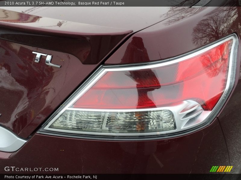 Basque Red Pearl / Taupe 2010 Acura TL 3.7 SH-AWD Technology