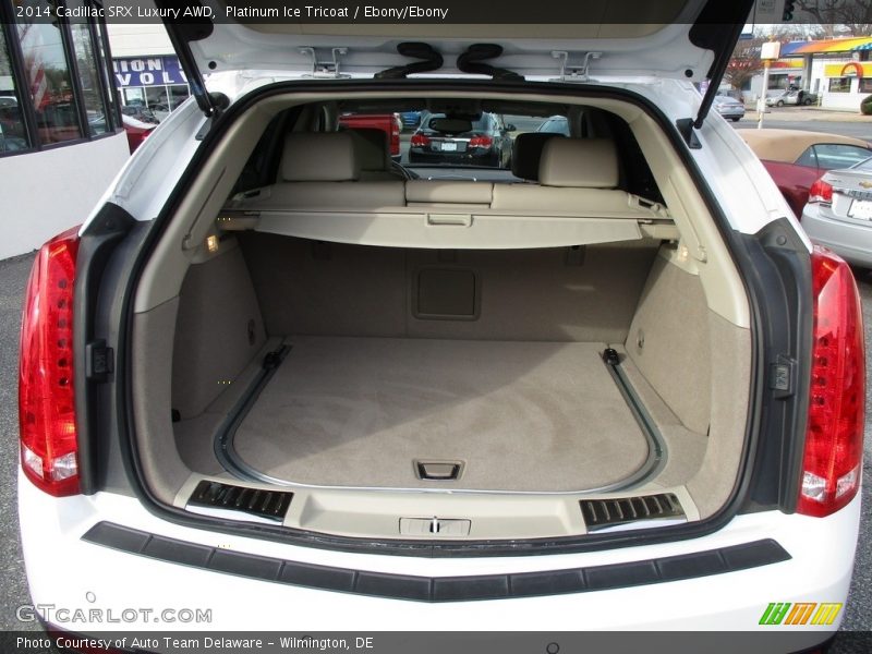 Platinum Ice Tricoat / Ebony/Ebony 2014 Cadillac SRX Luxury AWD