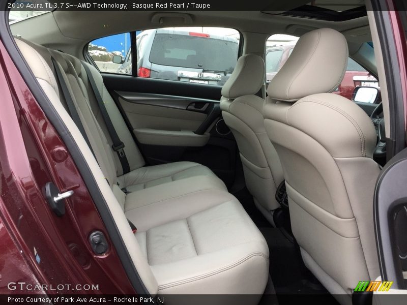 Basque Red Pearl / Taupe 2010 Acura TL 3.7 SH-AWD Technology