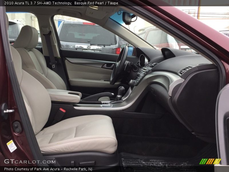 Basque Red Pearl / Taupe 2010 Acura TL 3.7 SH-AWD Technology