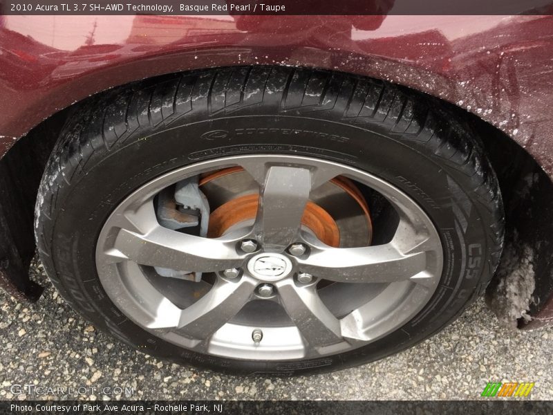 Basque Red Pearl / Taupe 2010 Acura TL 3.7 SH-AWD Technology