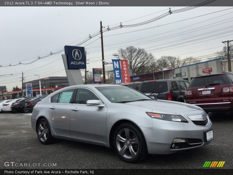 Silver Moon / Ebony 2012 Acura TL 3.7 SH-AWD Technology