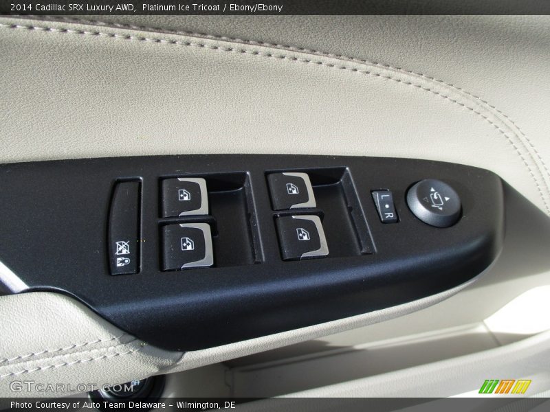 Platinum Ice Tricoat / Ebony/Ebony 2014 Cadillac SRX Luxury AWD