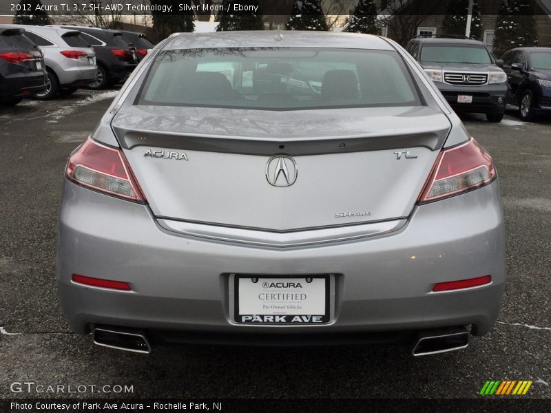 Silver Moon / Ebony 2012 Acura TL 3.7 SH-AWD Technology