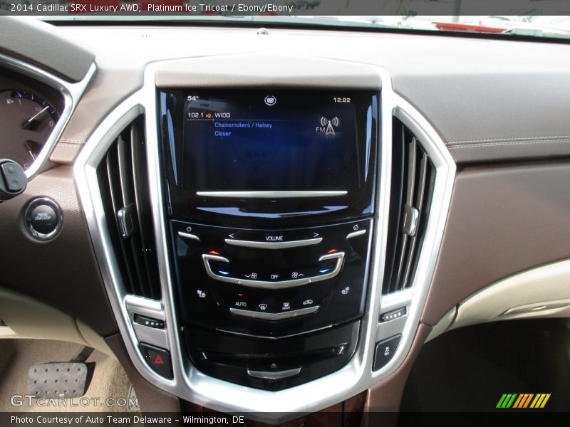 Platinum Ice Tricoat / Ebony/Ebony 2014 Cadillac SRX Luxury AWD