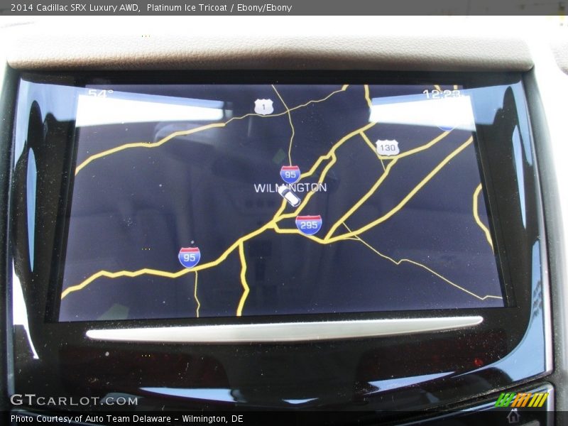 Platinum Ice Tricoat / Ebony/Ebony 2014 Cadillac SRX Luxury AWD