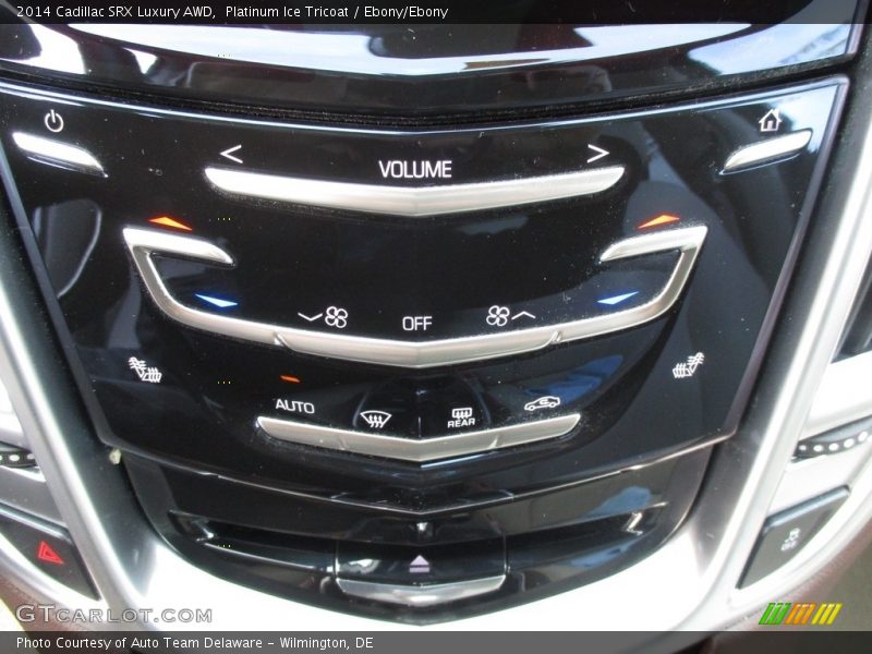 Platinum Ice Tricoat / Ebony/Ebony 2014 Cadillac SRX Luxury AWD