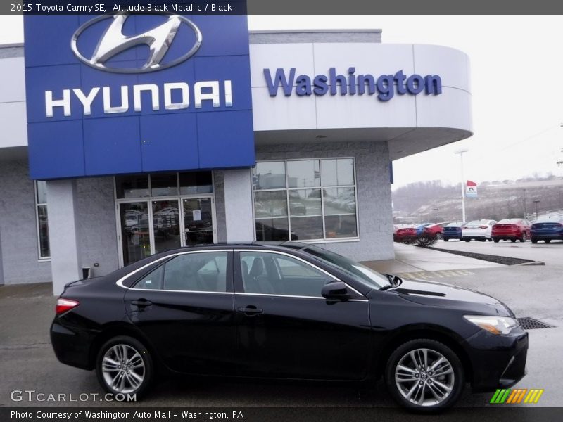 Attitude Black Metallic / Black 2015 Toyota Camry SE
