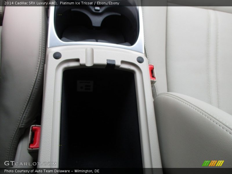 Platinum Ice Tricoat / Ebony/Ebony 2014 Cadillac SRX Luxury AWD
