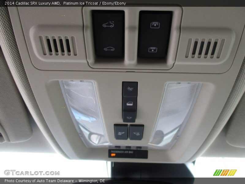 Platinum Ice Tricoat / Ebony/Ebony 2014 Cadillac SRX Luxury AWD
