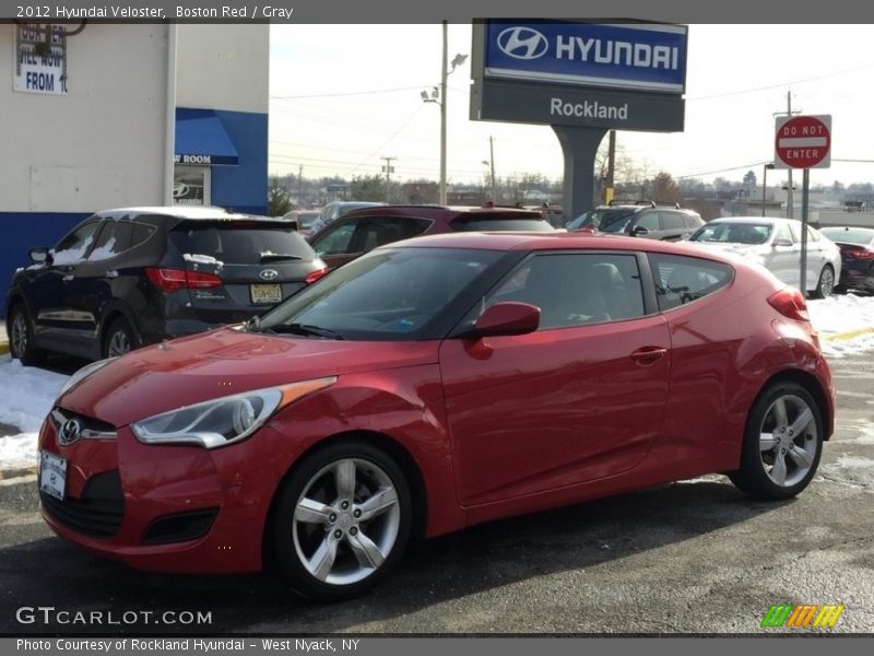 Boston Red / Gray 2012 Hyundai Veloster