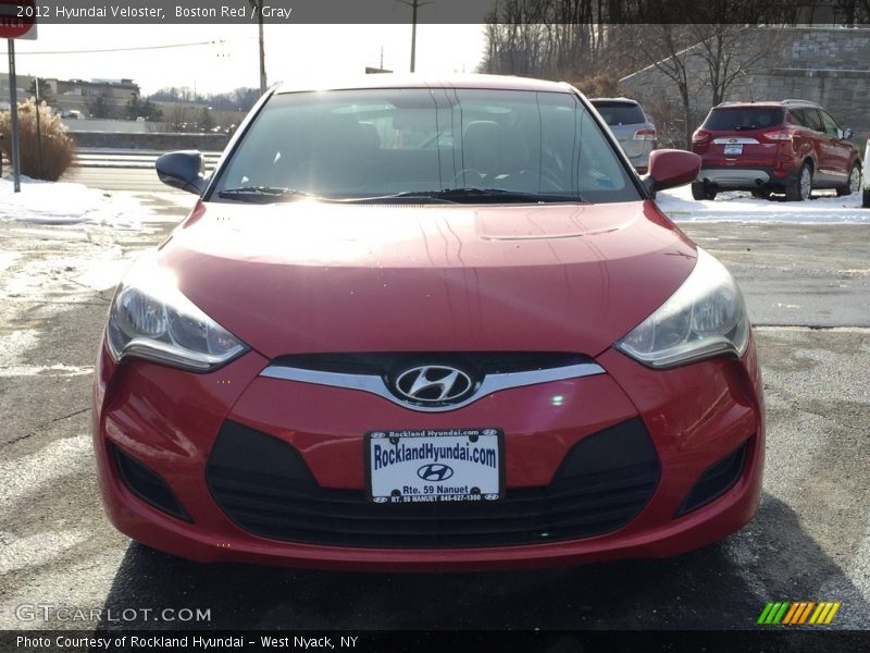 Boston Red / Gray 2012 Hyundai Veloster