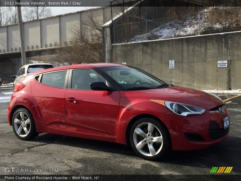 Boston Red / Gray 2012 Hyundai Veloster
