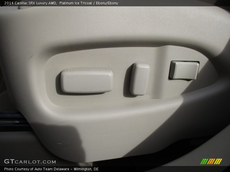 Platinum Ice Tricoat / Ebony/Ebony 2014 Cadillac SRX Luxury AWD