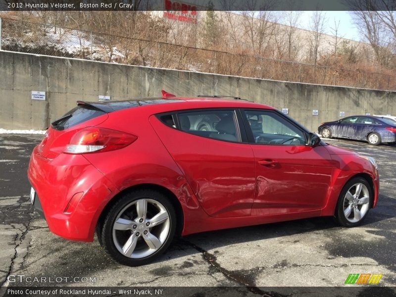 Boston Red / Gray 2012 Hyundai Veloster