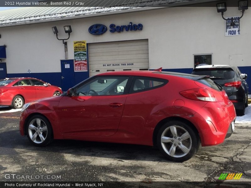 Boston Red / Gray 2012 Hyundai Veloster