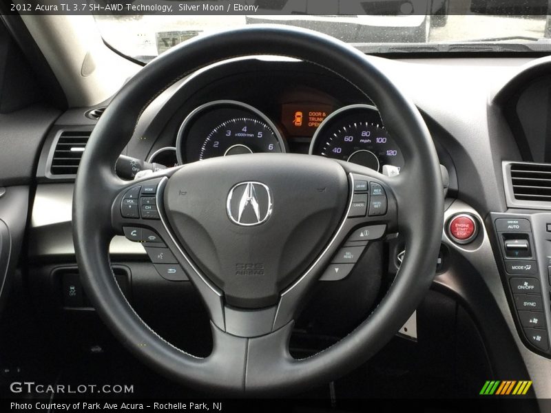 Silver Moon / Ebony 2012 Acura TL 3.7 SH-AWD Technology