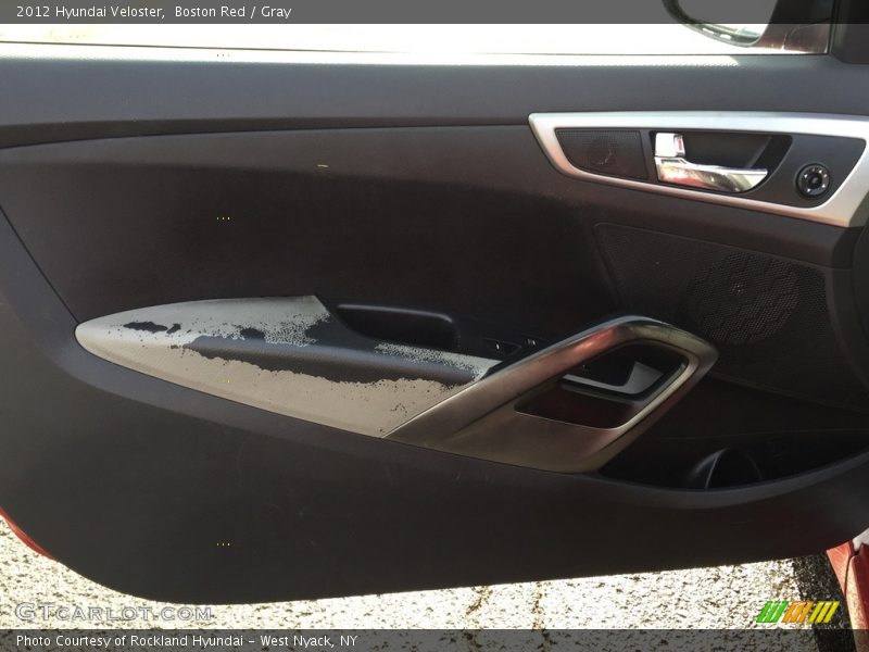 Boston Red / Gray 2012 Hyundai Veloster