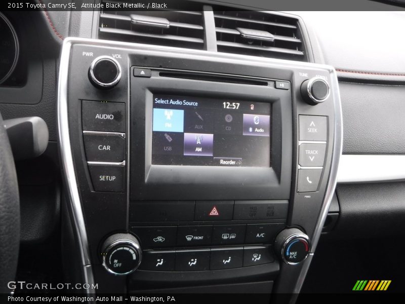 Attitude Black Metallic / Black 2015 Toyota Camry SE