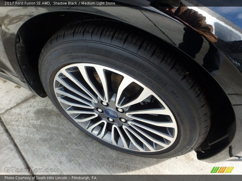 Shadow Black / Medium Light Stone 2017 Ford Fusion SE AWD