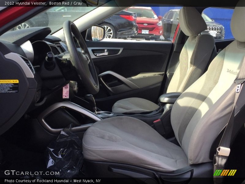 Boston Red / Gray 2012 Hyundai Veloster