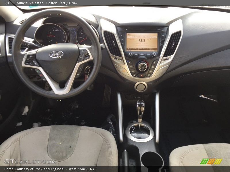 Boston Red / Gray 2012 Hyundai Veloster