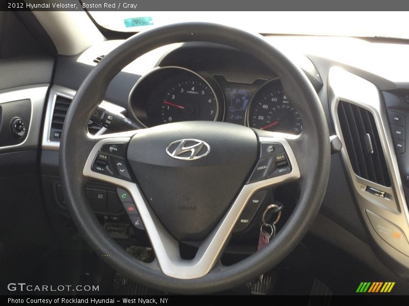 Boston Red / Gray 2012 Hyundai Veloster