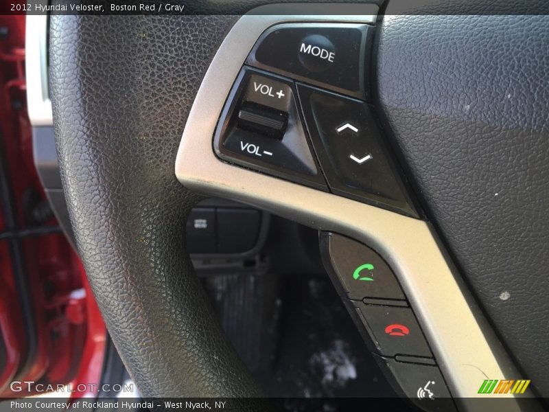 Boston Red / Gray 2012 Hyundai Veloster