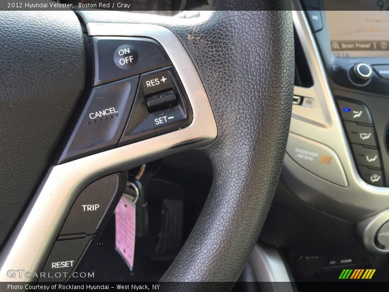 Boston Red / Gray 2012 Hyundai Veloster