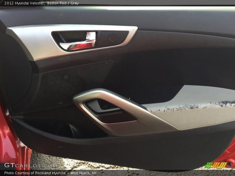 Boston Red / Gray 2012 Hyundai Veloster
