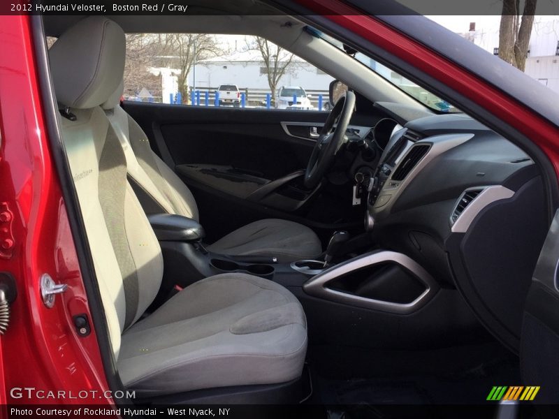 Boston Red / Gray 2012 Hyundai Veloster