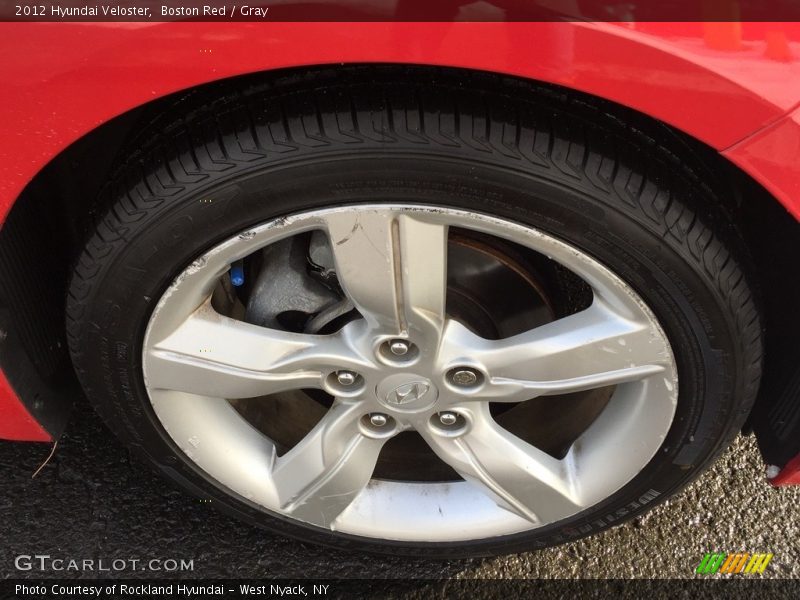 Boston Red / Gray 2012 Hyundai Veloster