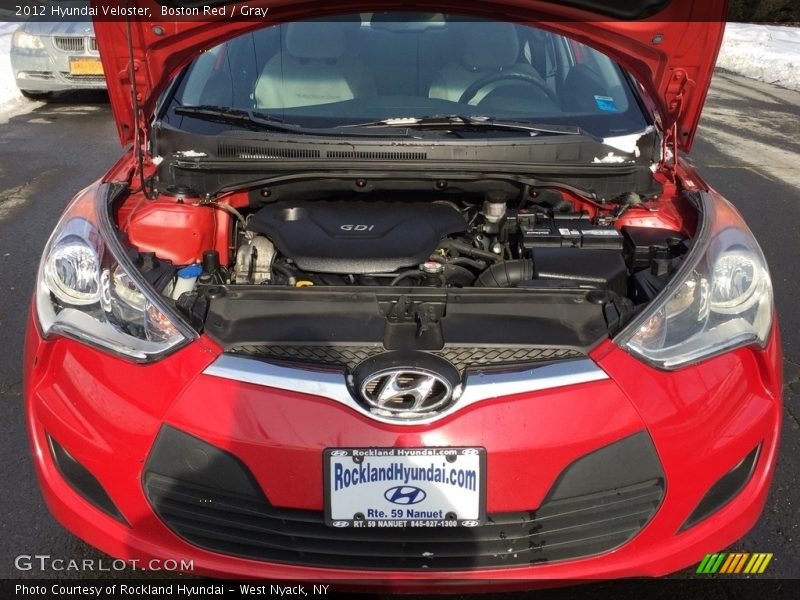 Boston Red / Gray 2012 Hyundai Veloster