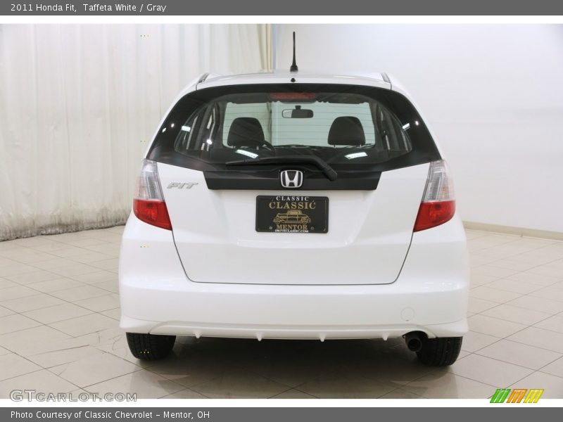 Taffeta White / Gray 2011 Honda Fit