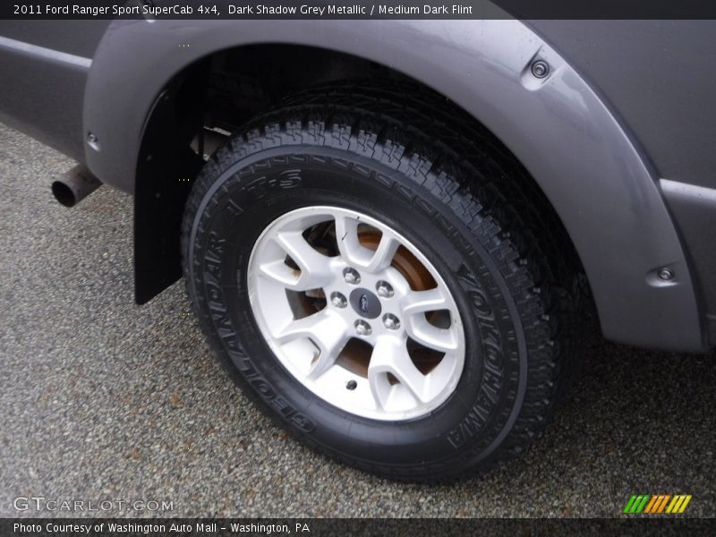 Dark Shadow Grey Metallic / Medium Dark Flint 2011 Ford Ranger Sport SuperCab 4x4