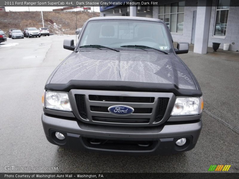 Dark Shadow Grey Metallic / Medium Dark Flint 2011 Ford Ranger Sport SuperCab 4x4