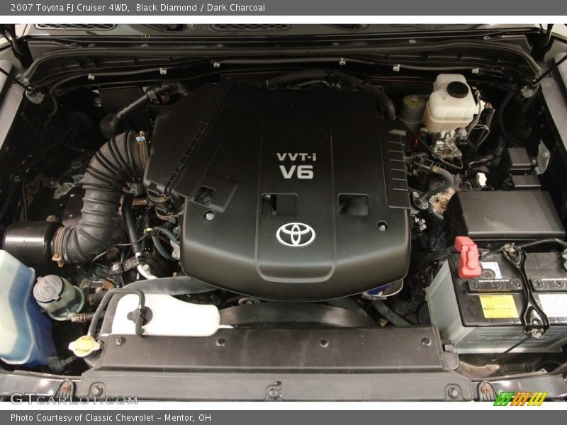 Black Diamond / Dark Charcoal 2007 Toyota FJ Cruiser 4WD