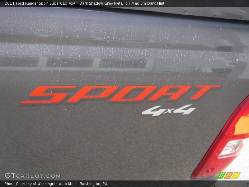 Dark Shadow Grey Metallic / Medium Dark Flint 2011 Ford Ranger Sport SuperCab 4x4