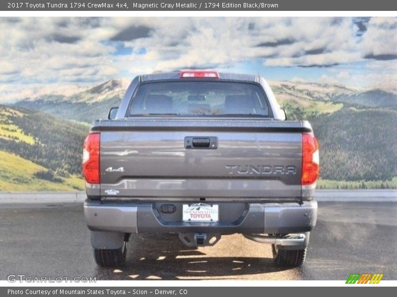 Magnetic Gray Metallic / 1794 Edition Black/Brown 2017 Toyota Tundra 1794 CrewMax 4x4