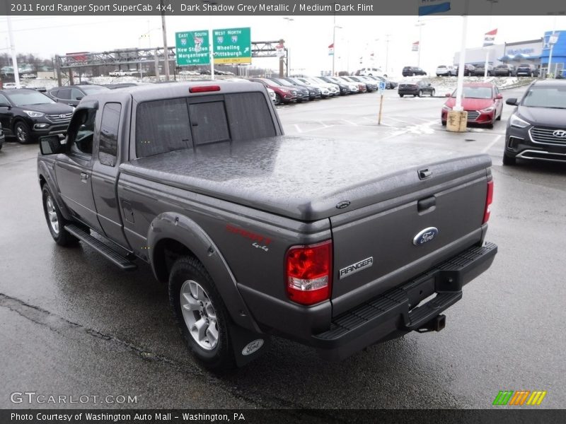 Dark Shadow Grey Metallic / Medium Dark Flint 2011 Ford Ranger Sport SuperCab 4x4