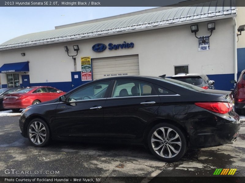 Midnight Black / Black 2013 Hyundai Sonata SE 2.0T