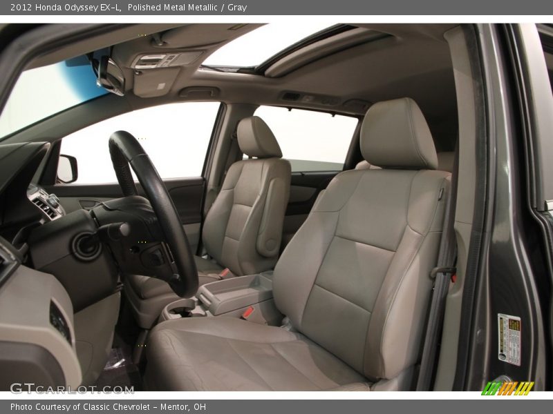 Polished Metal Metallic / Gray 2012 Honda Odyssey EX-L