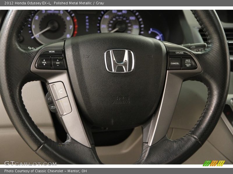 Polished Metal Metallic / Gray 2012 Honda Odyssey EX-L