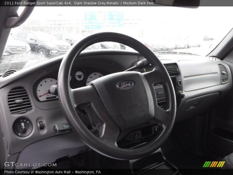 Dark Shadow Grey Metallic / Medium Dark Flint 2011 Ford Ranger Sport SuperCab 4x4