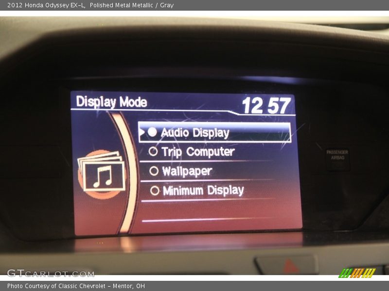 Polished Metal Metallic / Gray 2012 Honda Odyssey EX-L